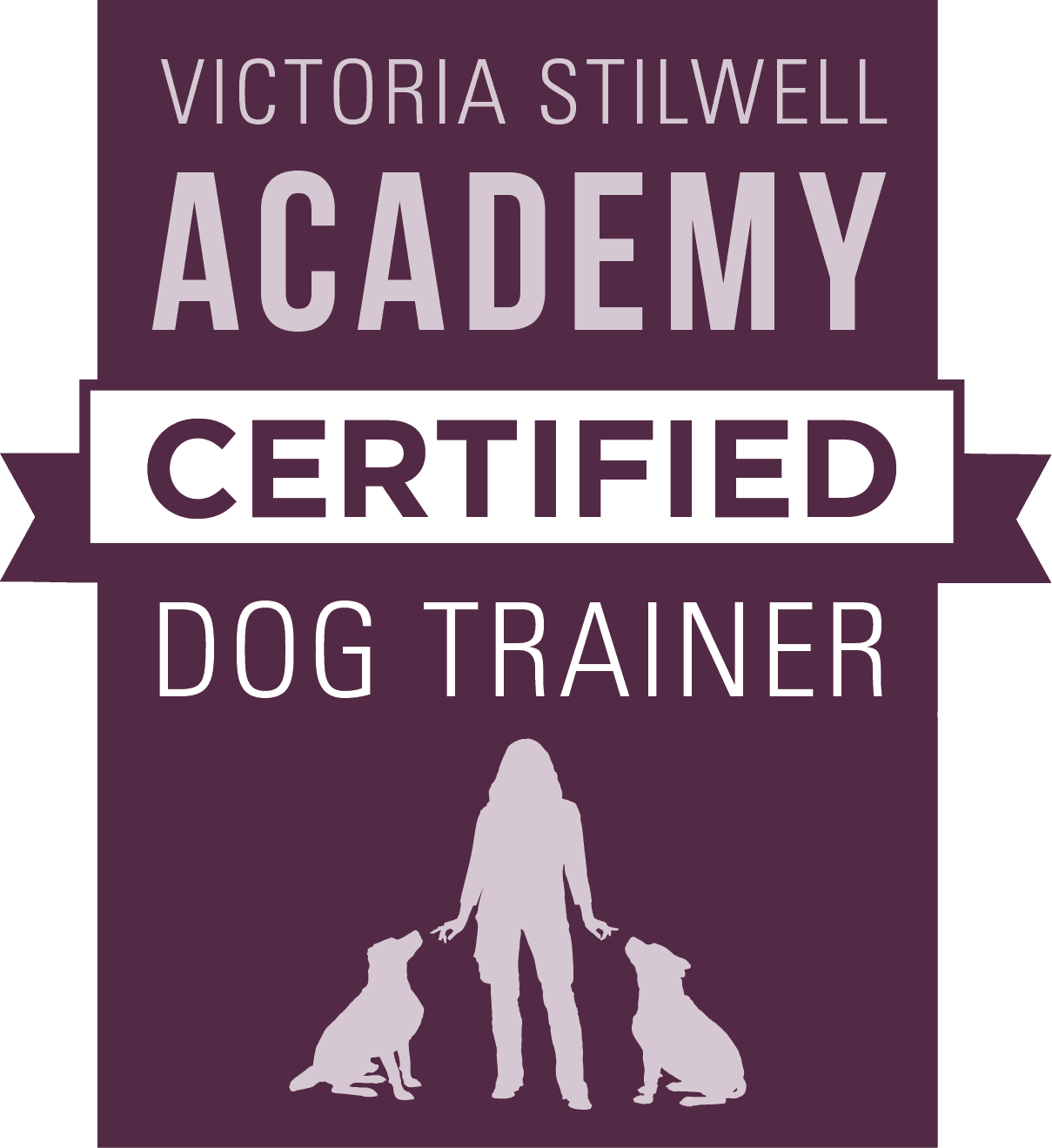 Certified dog trainer Victoria Stilwell Academy.